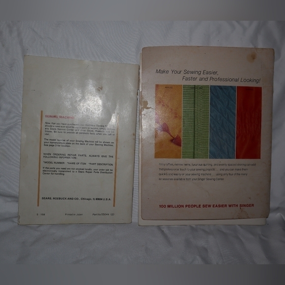Kenmore Sewing and Singer Vintage manuals - Picture 12 of 16